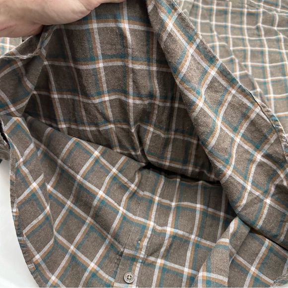 Patagonia Flannel Mens XL Plaid Button Up Long Sleeve Shirt Organic Cotton - Picture 10 of 10